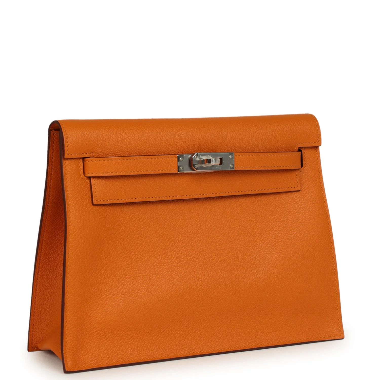 Hermes Kelly Danse Abricot Verso Evercolor Palladium Hardware