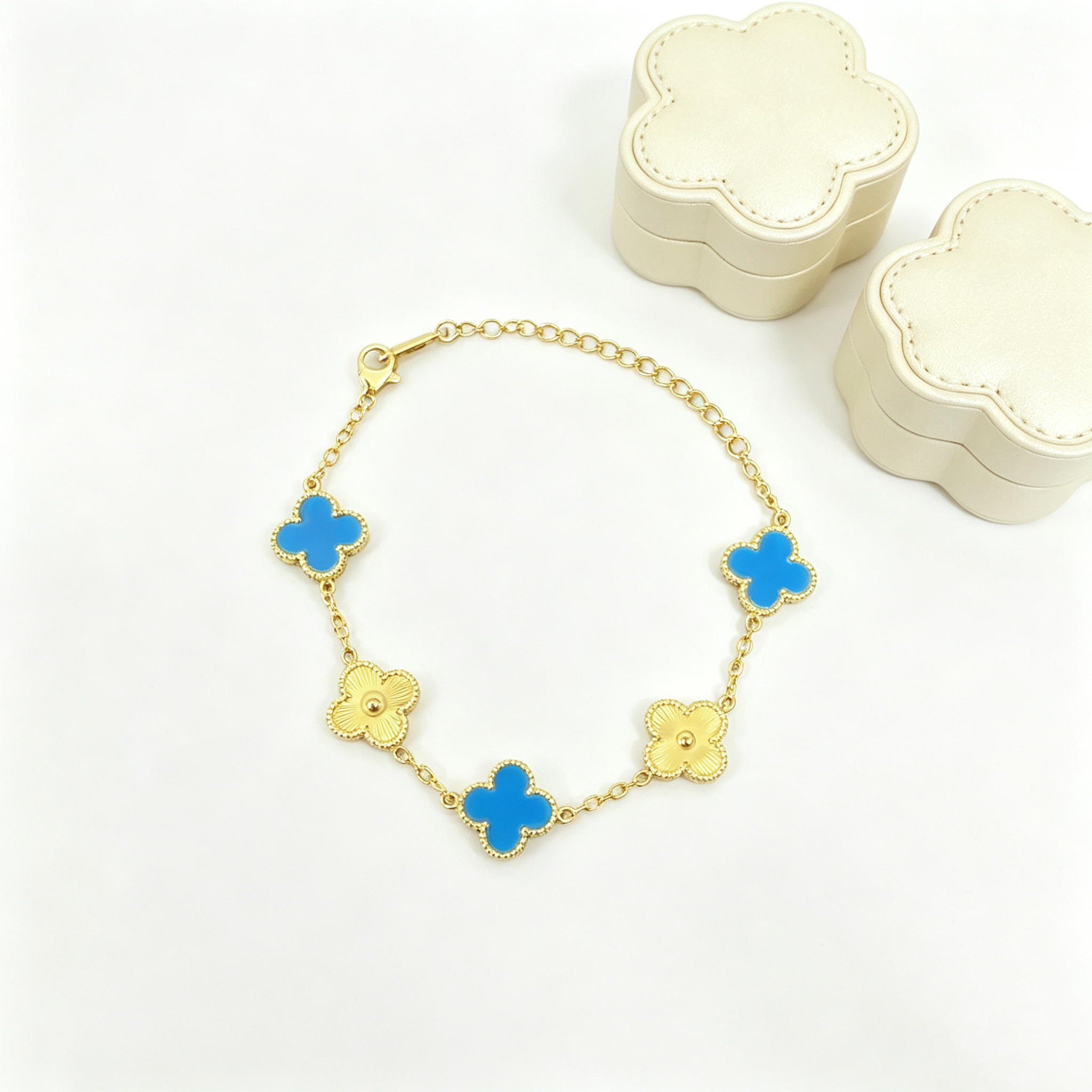 S—Double Inlaid Metal Bracelet