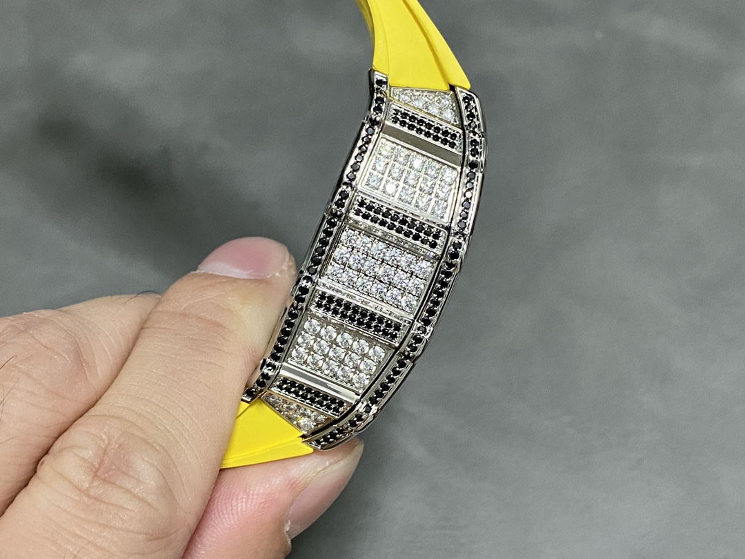 Richard Mille RM 011 03 Stainless Steel & 18K Gold Diamond Bezel