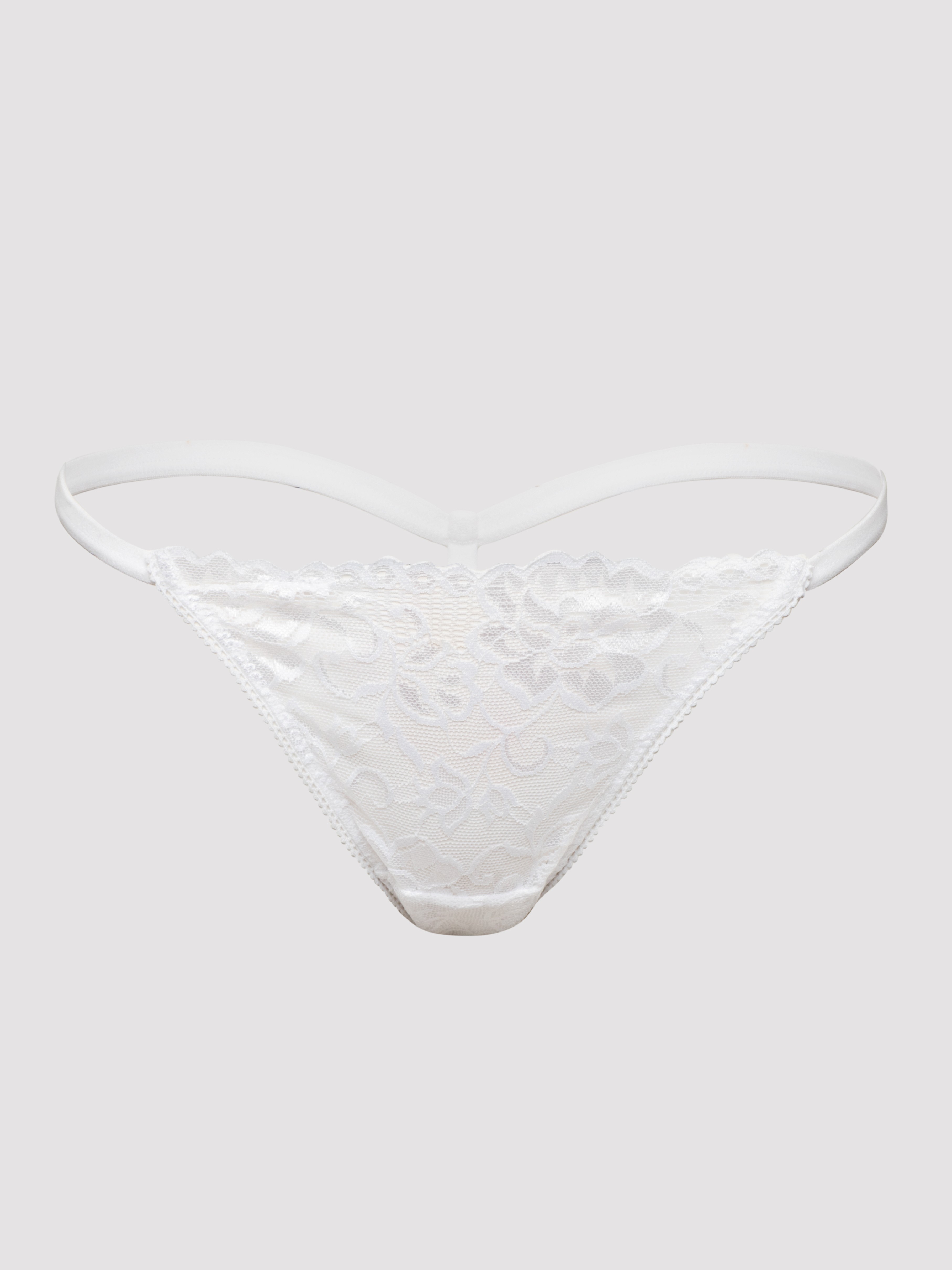 Lovehoney Flirty White Lace G-String
