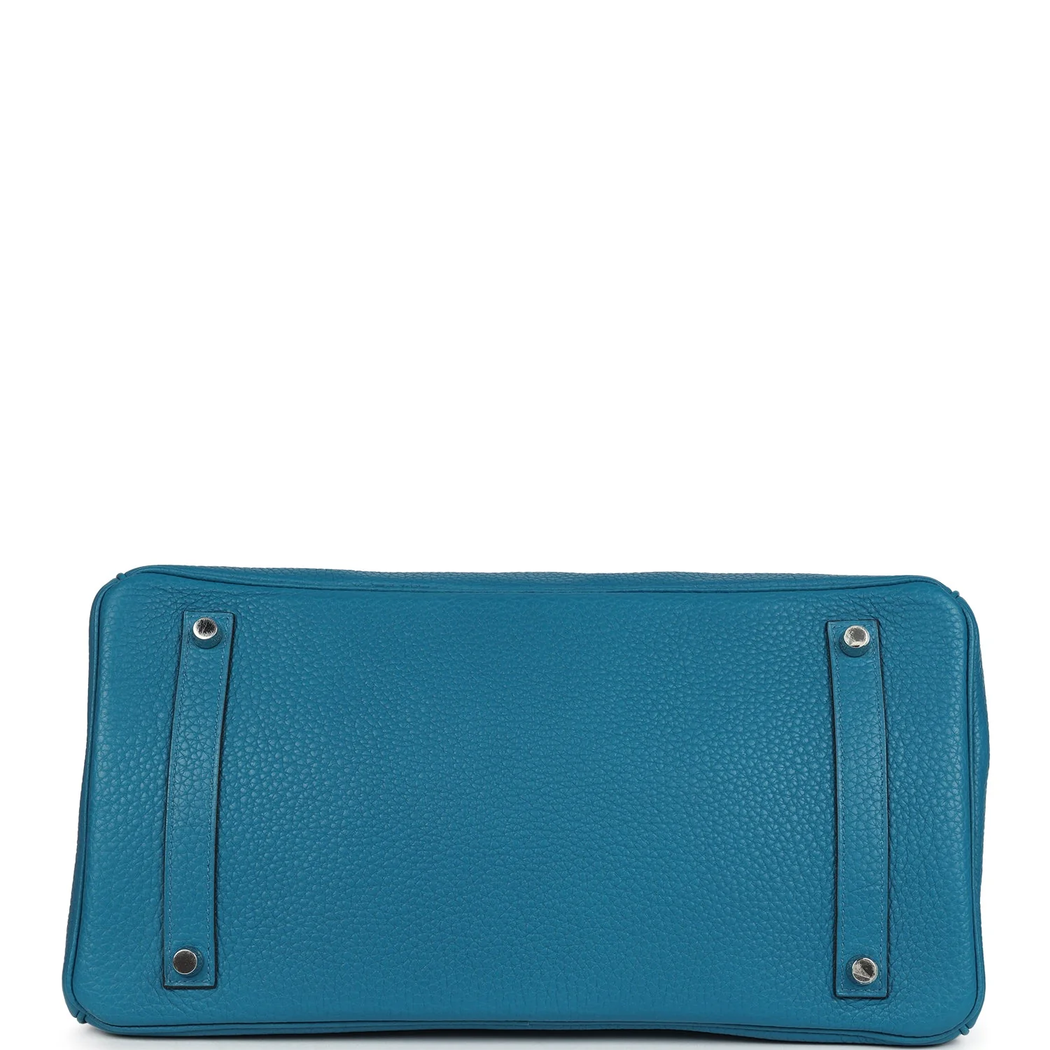Hermes Birkin 35 Bleu Izmir Verso Clemence Palladium Hardware