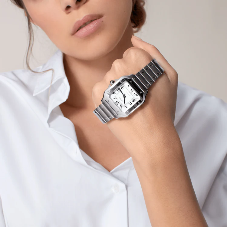 SANTOS Classic Silver 35mm