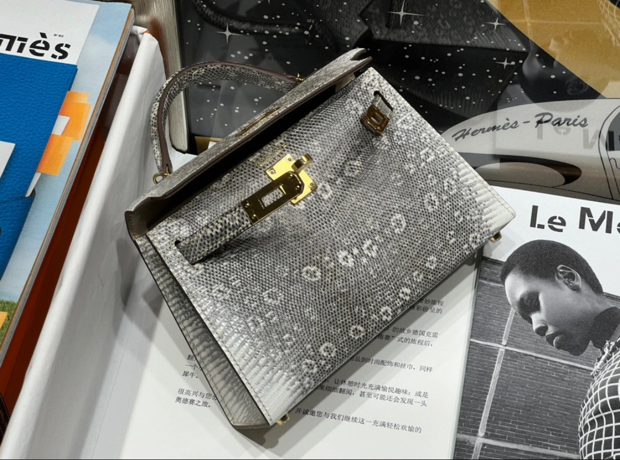 Hermès Kelly Mini 2 Lizard Leather Custom