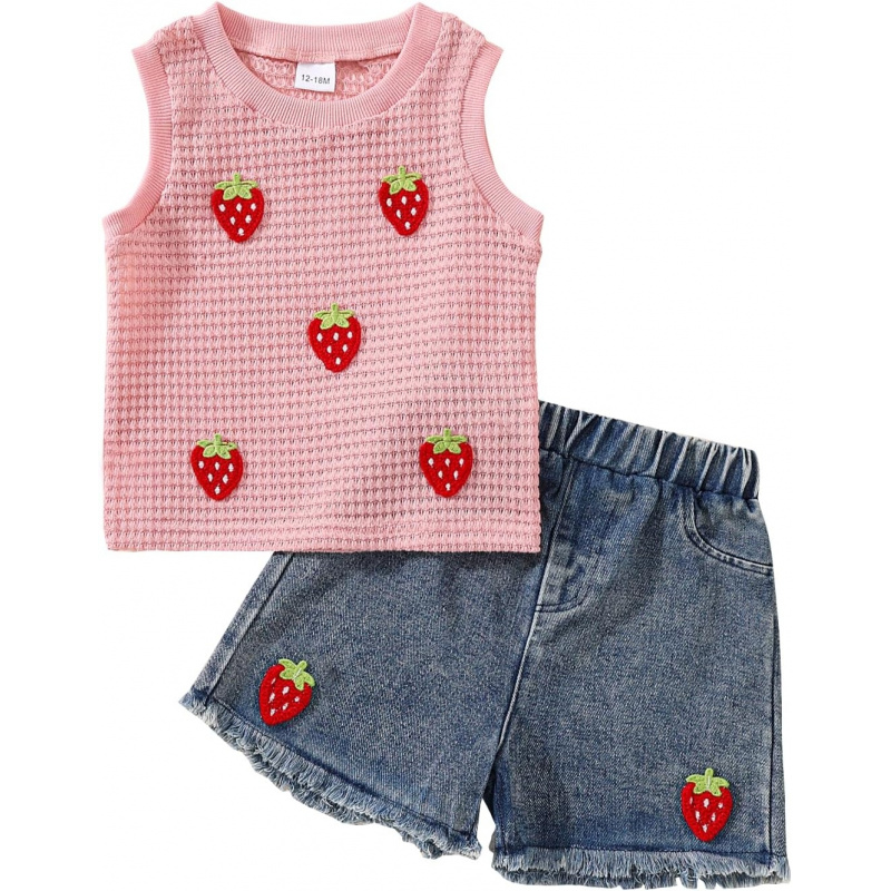 VAELIRAEL Toddler Baby Girl Summer Clothes