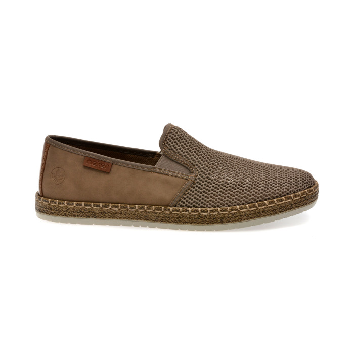 Pantofi RIEKER gri, B5265, din material textil