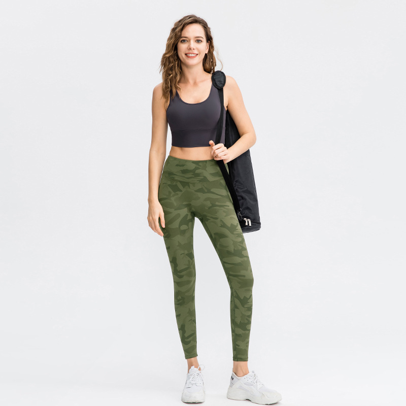 Women's Printed Yoga Pants, High-Waisted, Hip-Lifting, Seamless, Elastic Fit Fitness Pants