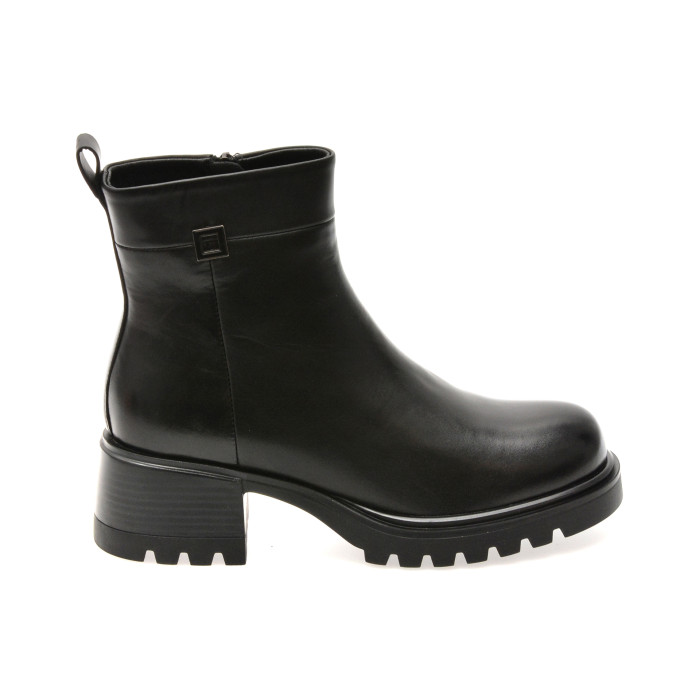 Ghete GRYXX negre, 5808, din piele naturala
