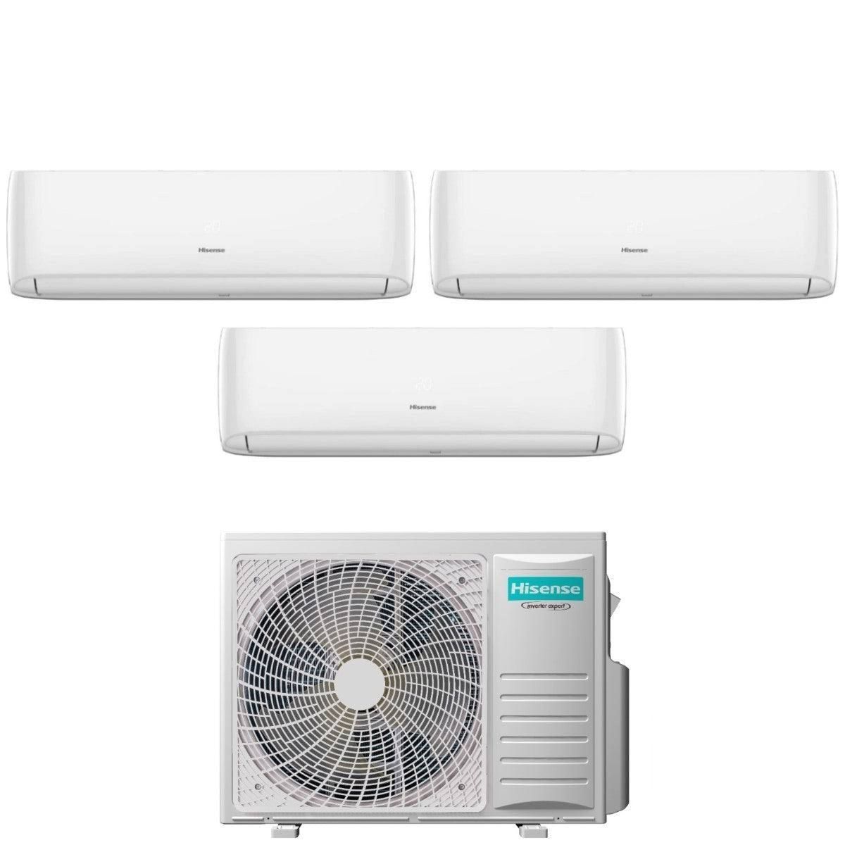 Condizionatore Hisense canalizzato trial split 9000+9000+9000 btu inverter 3amw52u4rjc r-32 a++
