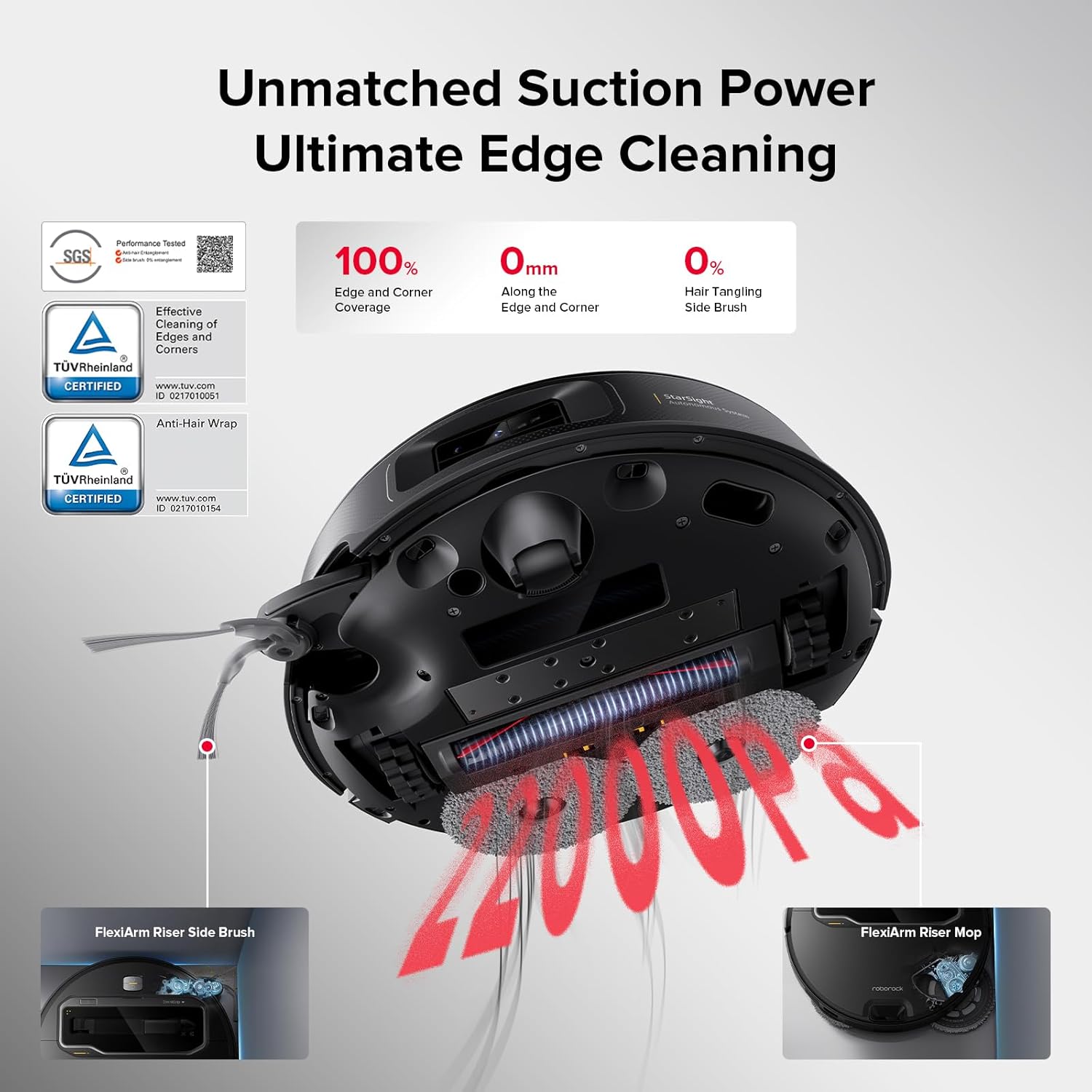 ⚡️Factory direct sales⚡️ Z70 Ultra-Smart Robot Vacuum with Mechanical Arm, 22,000Pa Suction & Hot Water Mop