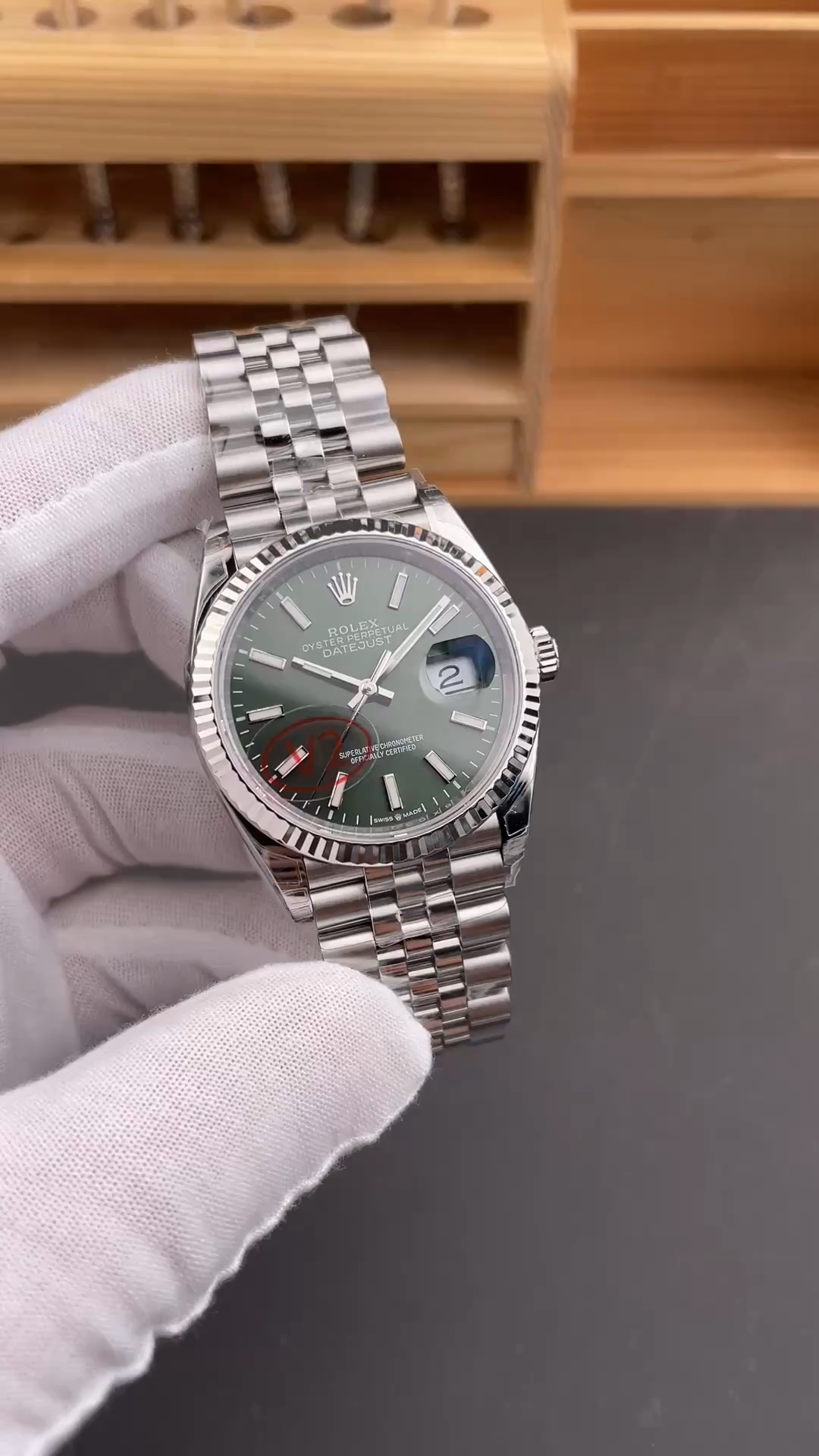 Rolex Datejust 126234 Stainless Steel Mint Green Dial 36MM Unisex Replica Watch