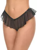Oh La La Cheri Black Maylah Mesh Knicker