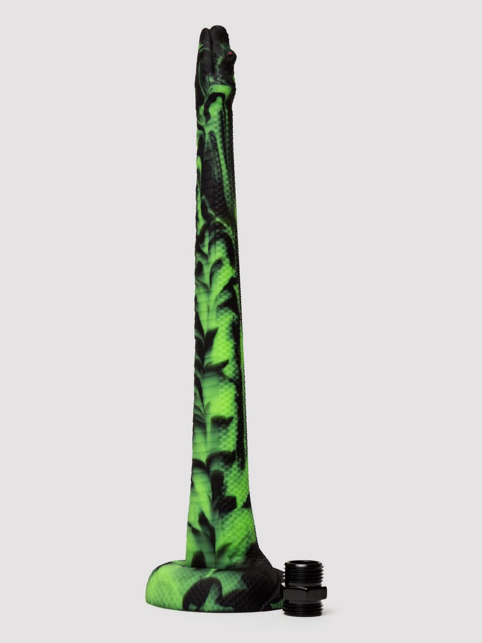 Creature Cocks Spitting Serpent Silicone Enema Snake