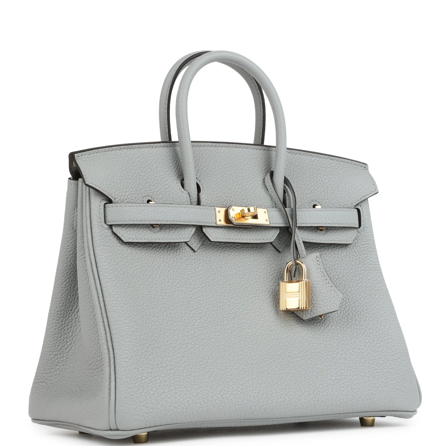 Hermes Birkin 25 Bleu Glacier Togo Gold Hardware