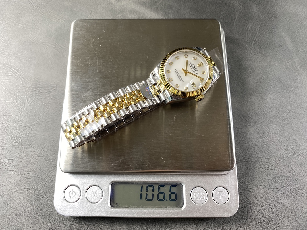 Rolex Datejust 31mm Stainless Steel and Yellow Gold 278273 0028 Mop Diamond Jubilee