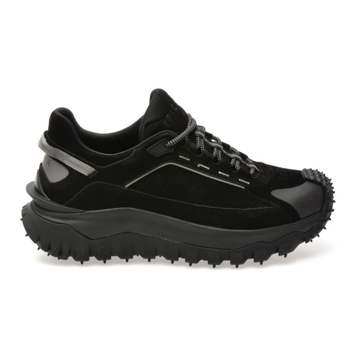 Pantofi sport EPICA negri, 59303, din piele naturala