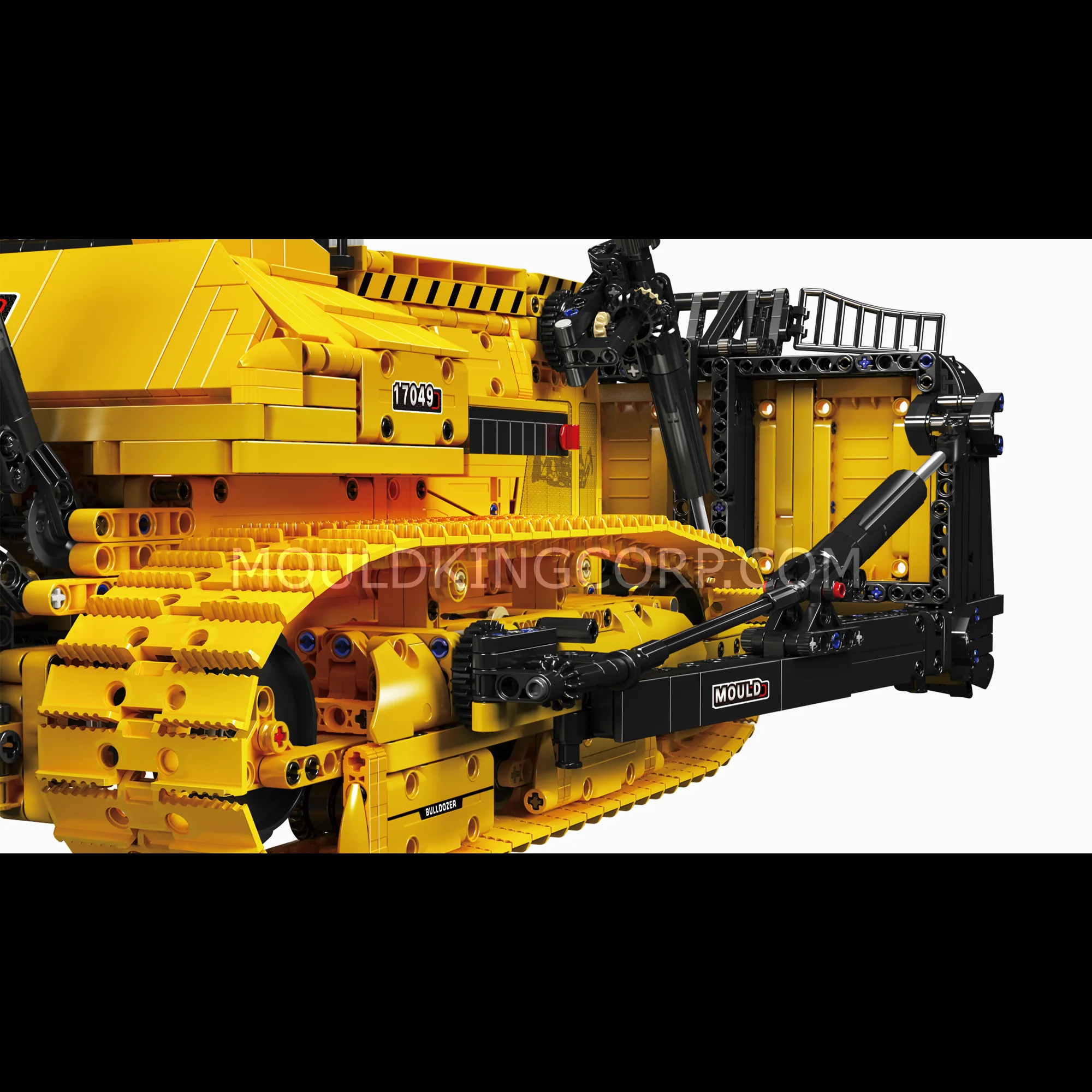 MOULD KING 17049 Liebherr PR766 Remote Controlled Bulldozer Building Set | 3,568 PCS