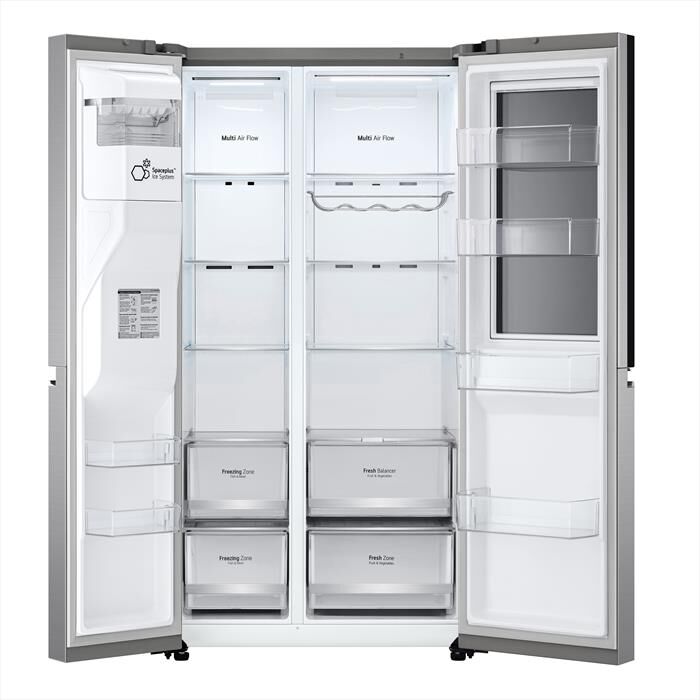 LG - Frigorifero side by side GSXV80PZLE Classe E 635 l-Inox