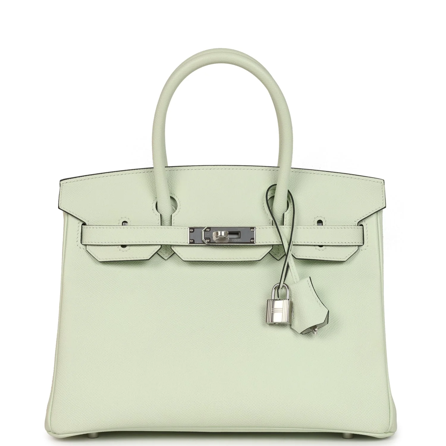 Hermes Birkin 30 Vert Fizz Epsom Palladium Hardware