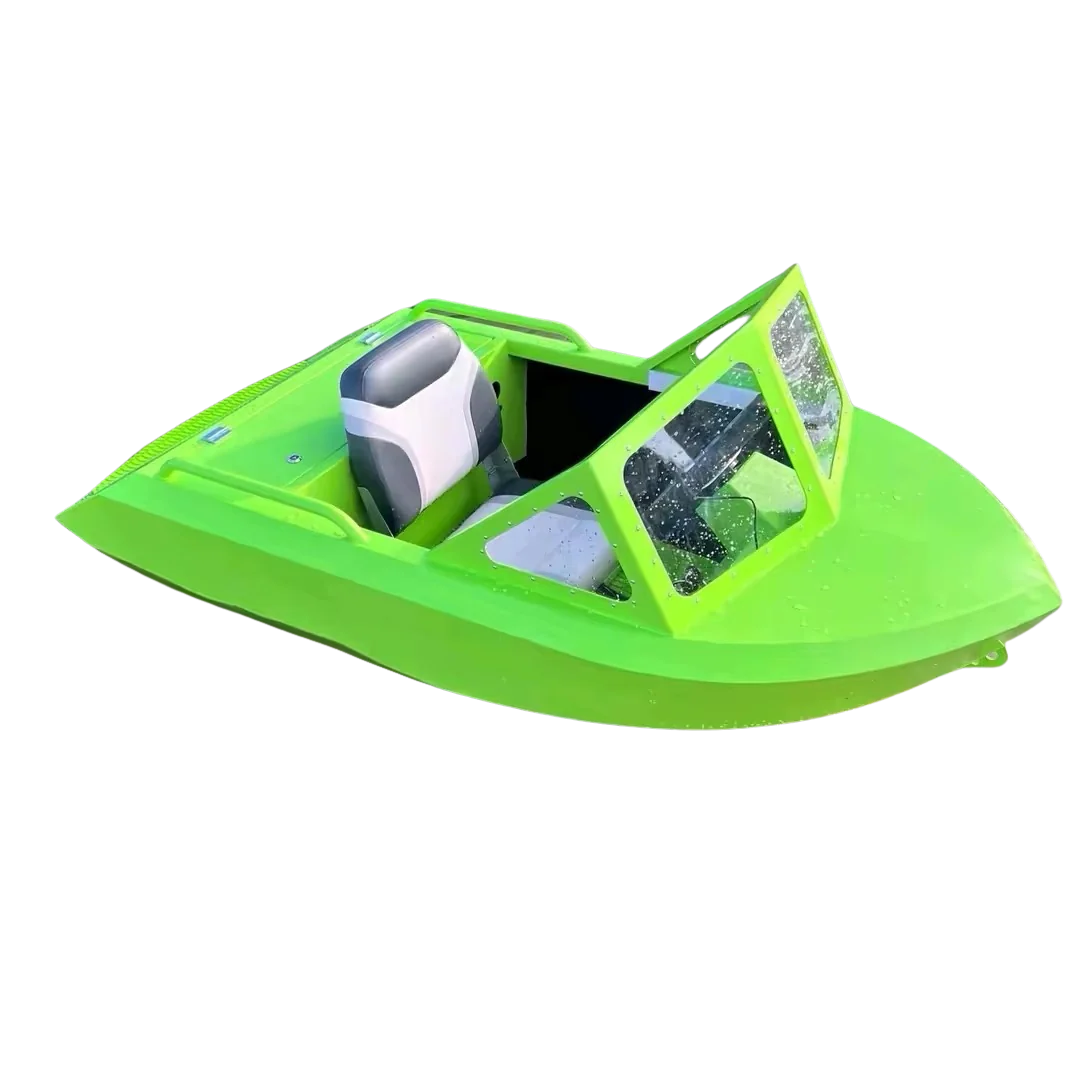 HAVOSPARK KA01 Mini Jet Boat – Electric Aluminum Go Kart Boat for Water Racing & Water Sports