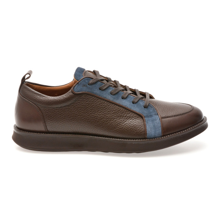 Pantofi sport BITE THE BULLET maro, 9171, din piele naturala