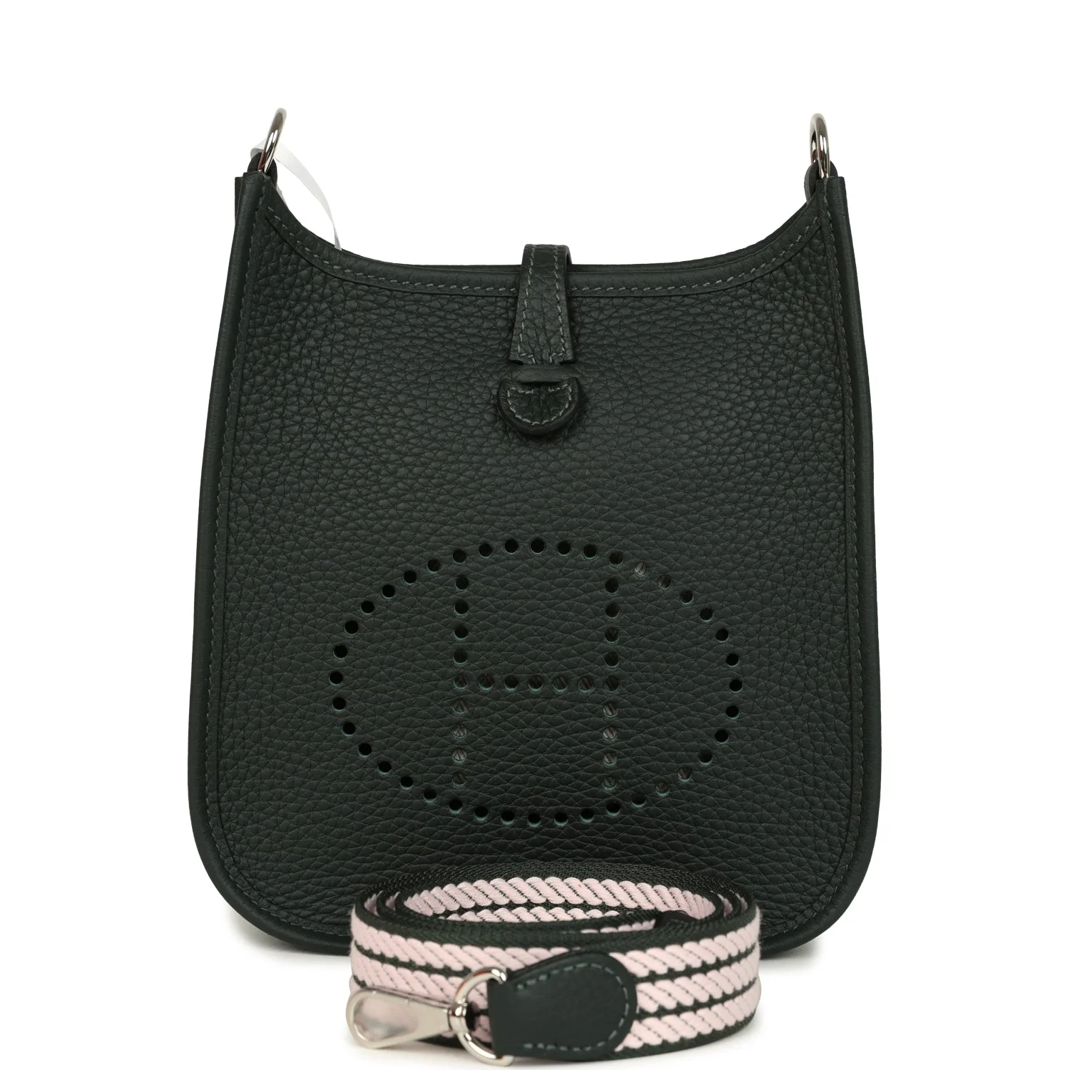 Hermes Evelyne TPM Vert Fonce Clemence Palladium Hardware