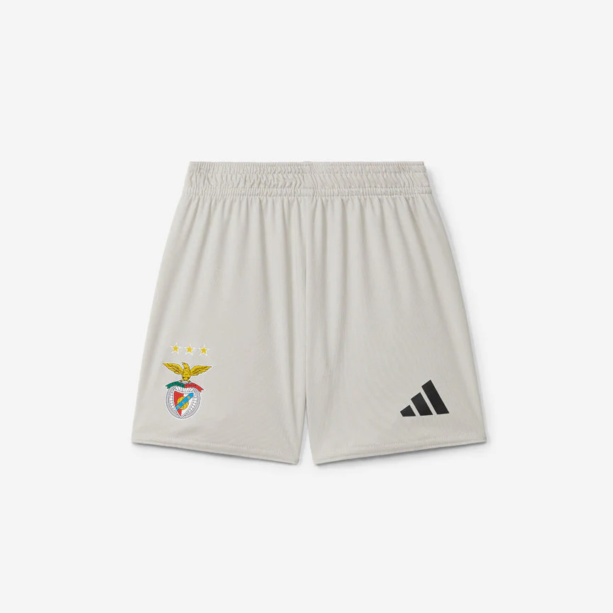 Conjunto Infantil Benfica Alternativa Bege 2025/26 - ÚLTIMAS UNIDADES