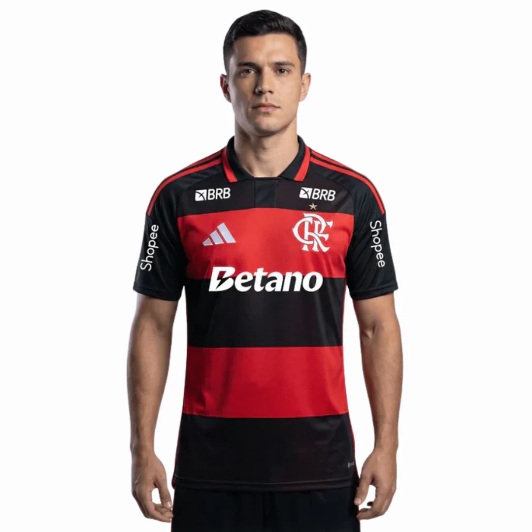 Flamengo Home Authentic Player 2026 - [Slim Fit] Full Sponsor
