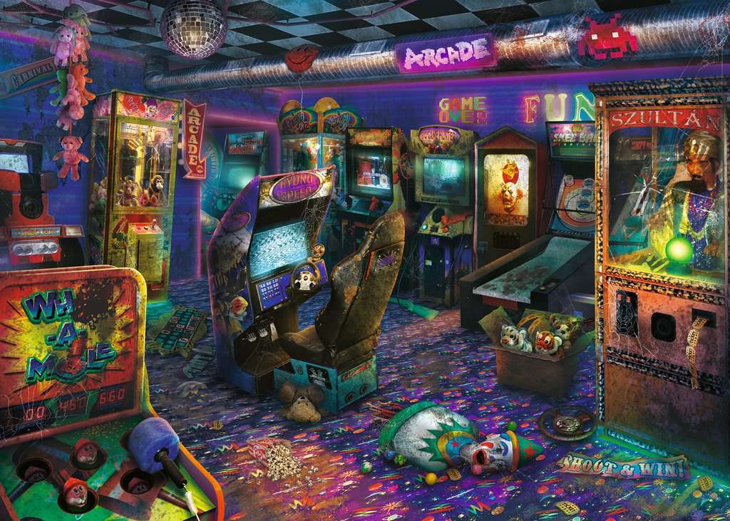 Abandoned Series – Forgotten Arcade 1000 Piece Puzzle
