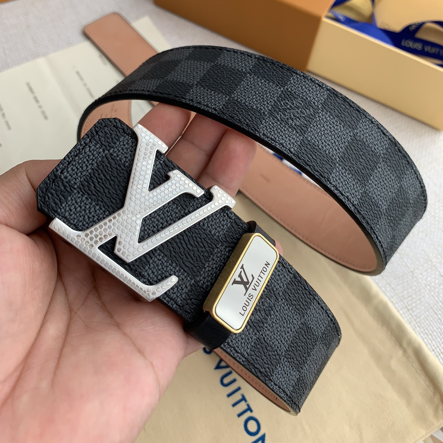 Louis Vuitton Men Belt Width 3.8cm