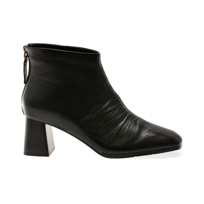 Botine EPICA negre, M77072, din piele naturala