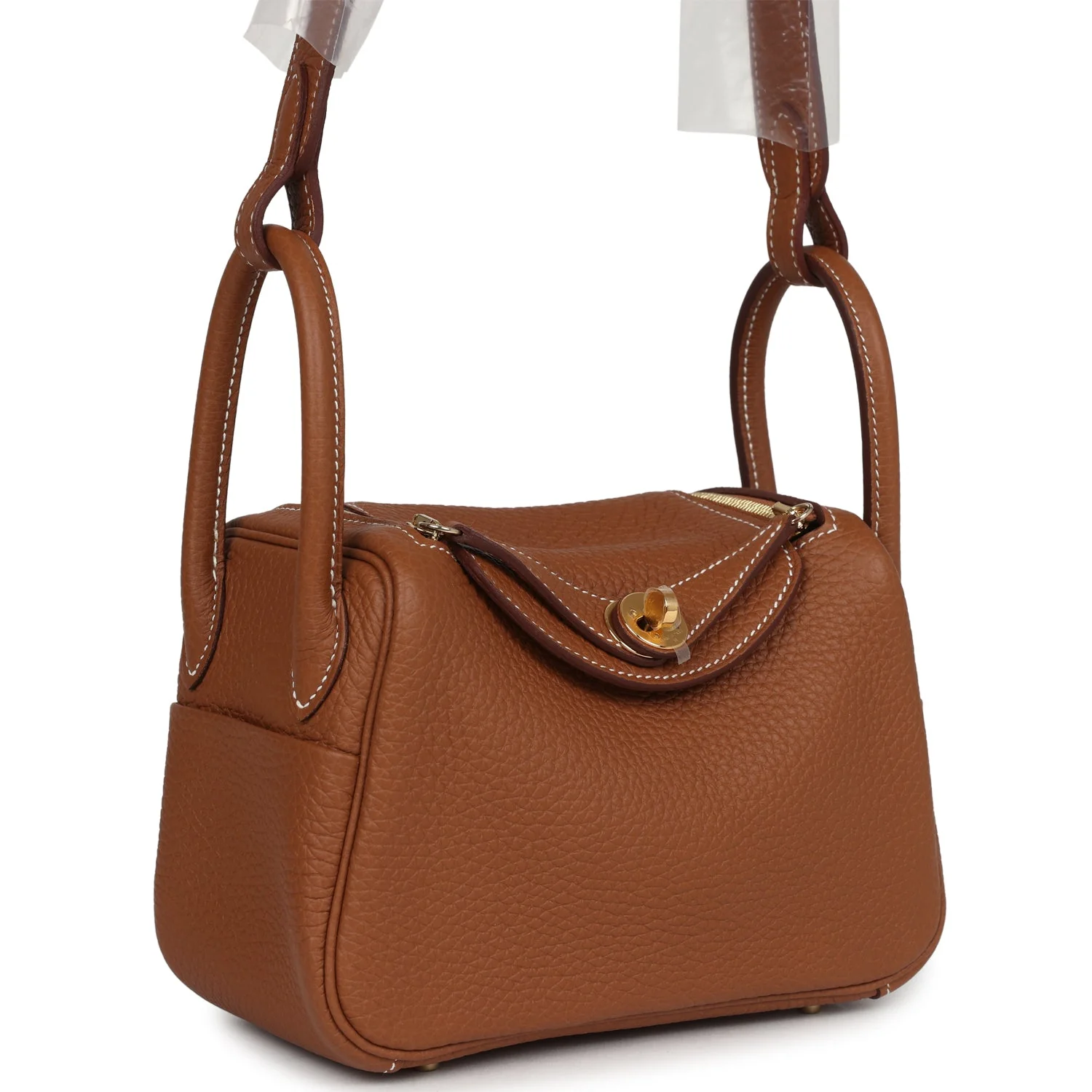 Hermes Mini Lindy Gold Clemence Gold Hardware