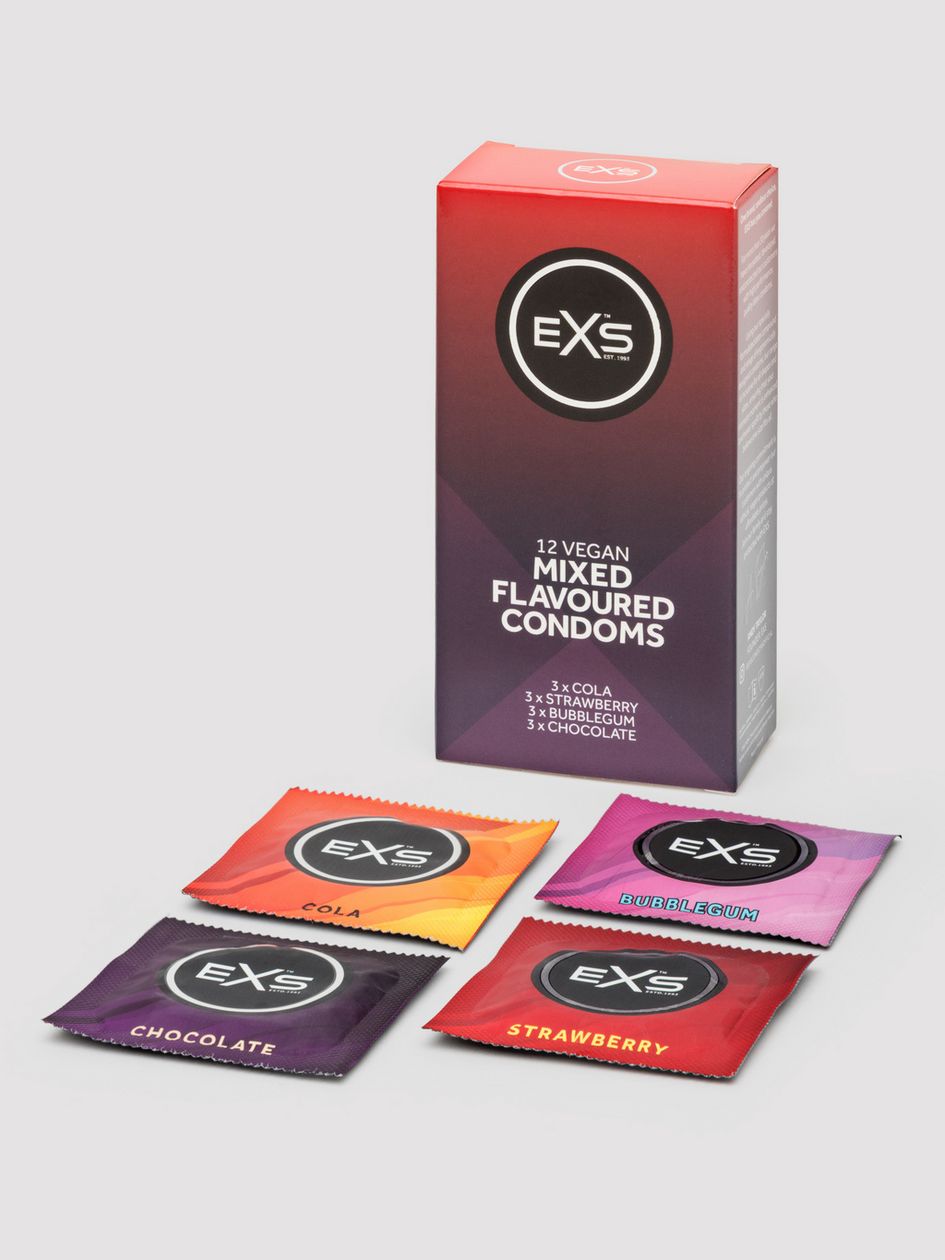 EXS Mixed Flavoured Latex Condoms (12 Pack)