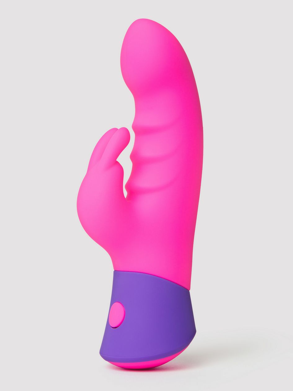Rave Bunny Pink Textured Mini G-Spot Rabbit Vibrator