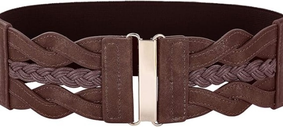BELTIQUE Women's Elastic Wide Belts Vintage Stretchy Belt