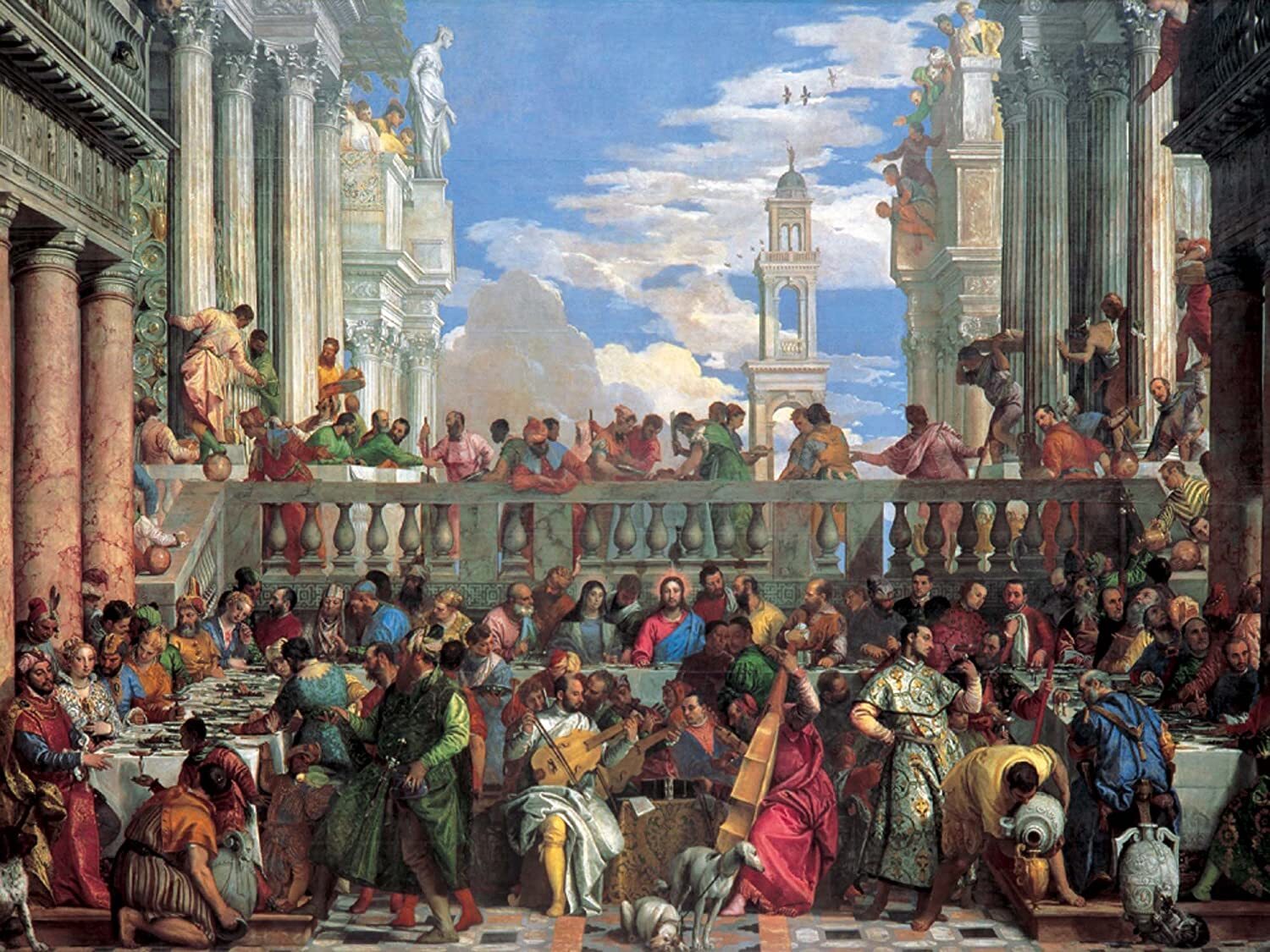 Paolo Veronese : Marriage at Cana 2000 Piece Puzzle