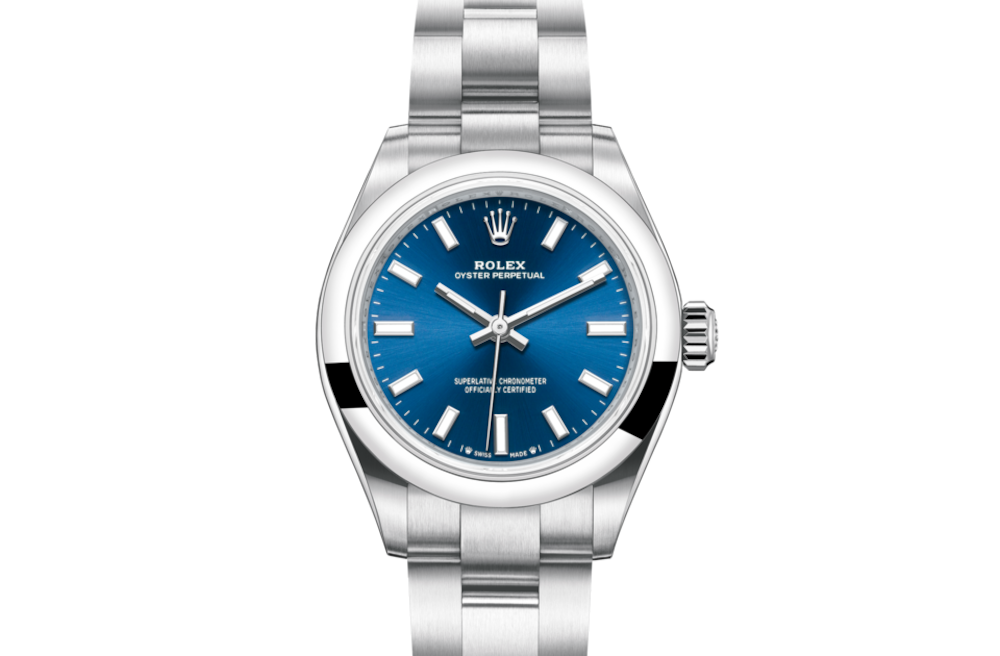 LadyRolex  OYSTER PERPETUAL 28 Bright Blue，276200