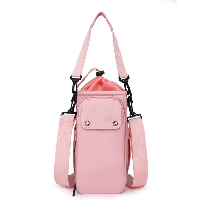 Simple colorful crossbody bag for women, lightweight travel bag, trendy nylon shoulder bag, phone case.