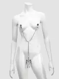 DOMINIX Deluxe Adjustable Labia and Nipple Clamps