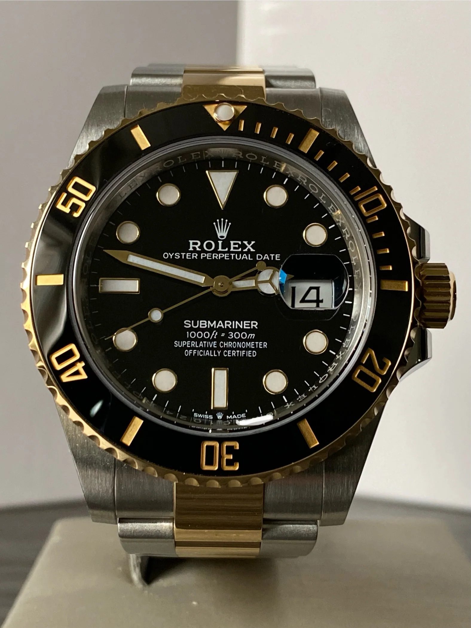 Rolex,Submariner Steel and Gold Submariner Date - 2021 - Black Bezel - Black Dial - 126613LN