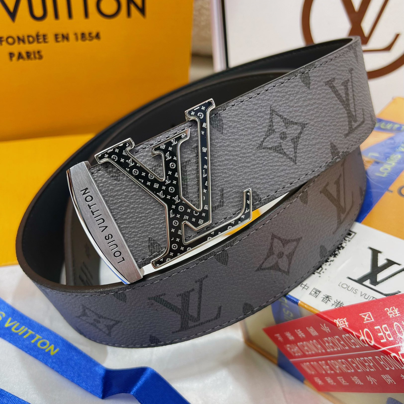 Louis Vuitton Men Belt Width 3.8cm