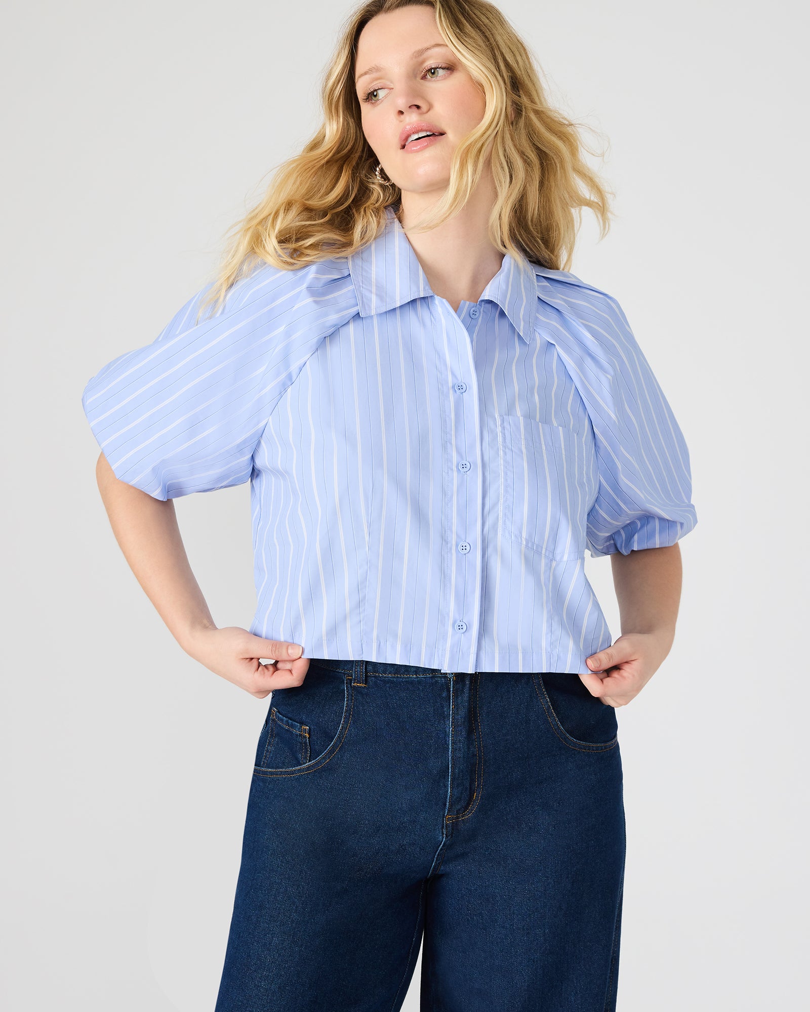 Reece Top Soft Blue