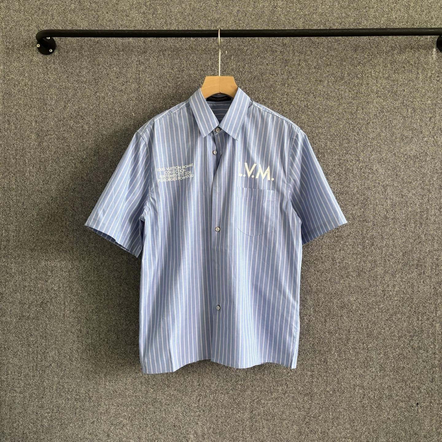 L X V Striped shirt