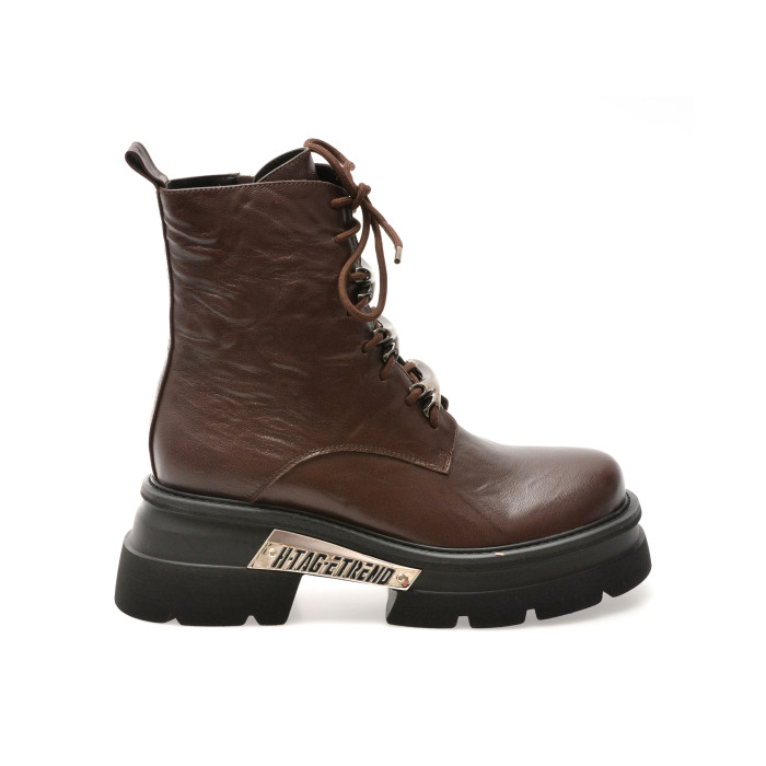 Bocanci GRYXX maro, M491B, din piele naturala