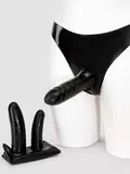 Late X Collection Latex Triple Penetrator Dildo Pants for Her