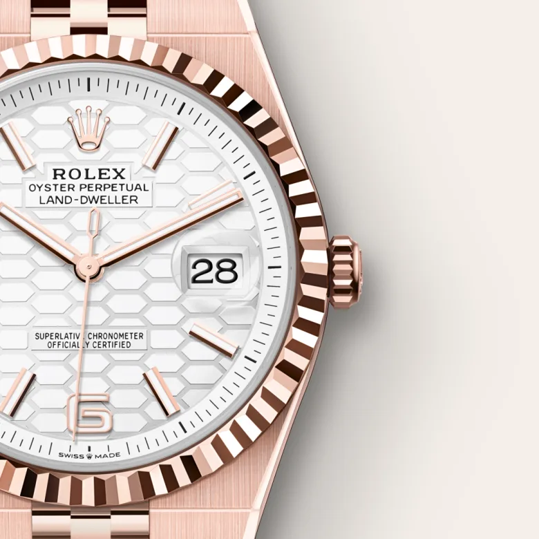 Rolex Land-Dweller 40 Oyster, 40 mm, Everose gold M127335-0001