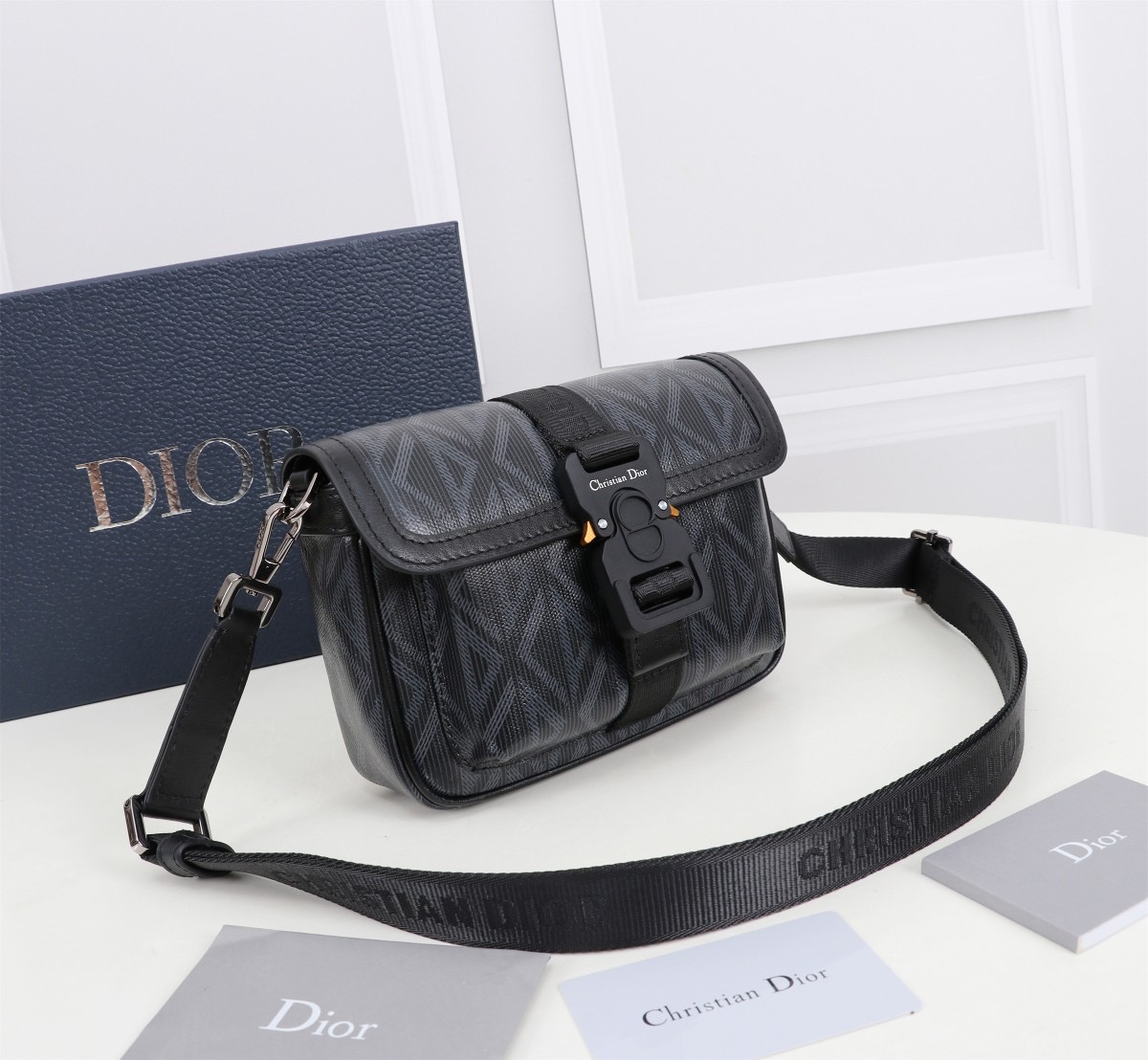 Dior Mini Hit The Road Men Shoulder Bags Size 19*11*4cm