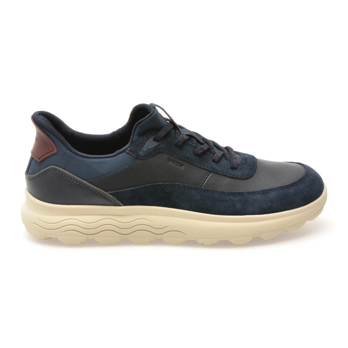 Pantofi sport GEOX bleumarin, U56MPA, din piele naturala