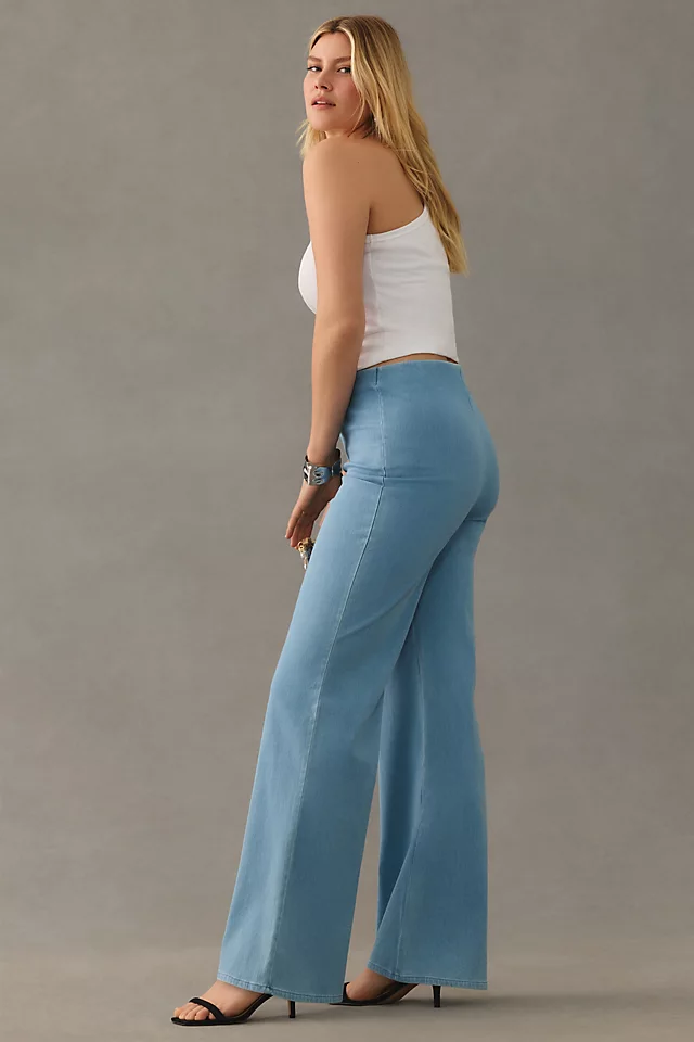 Pull-On Palazzo Jeans DENIM LIGHT