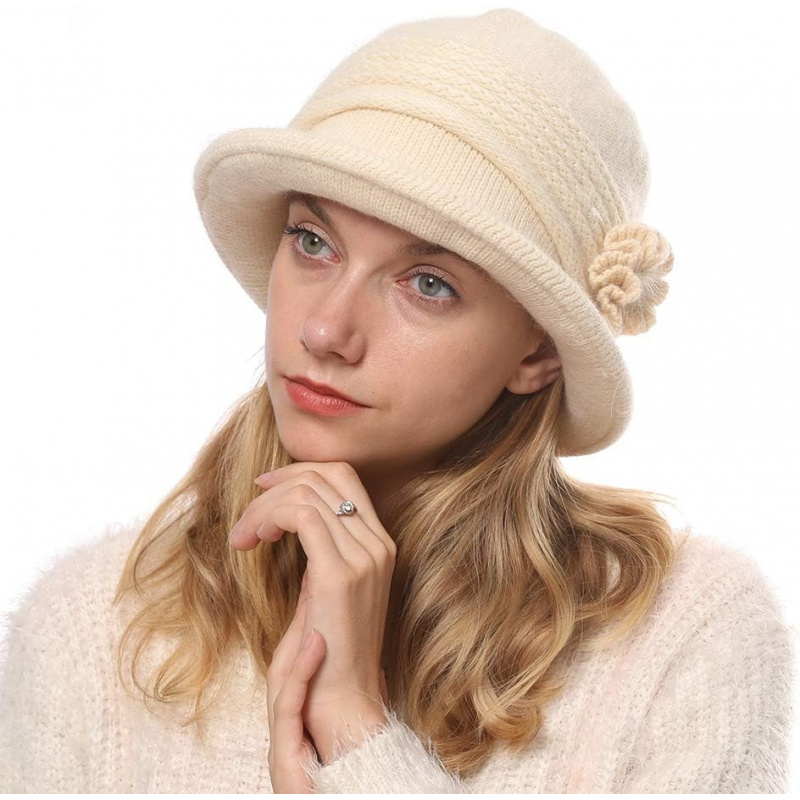Fashion Women Flower Cloche Caps