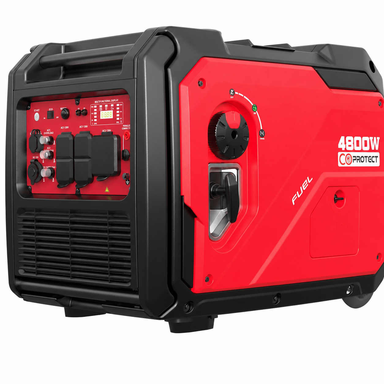🔥Clearance Sale🔥4800W Portable Inverter Generator, Remote/Electric Start, Gas Powered, Quiet & Parallel Ready, RV Ready with 30A Outlet,  for Home Backup, Camping,Portable Power Station